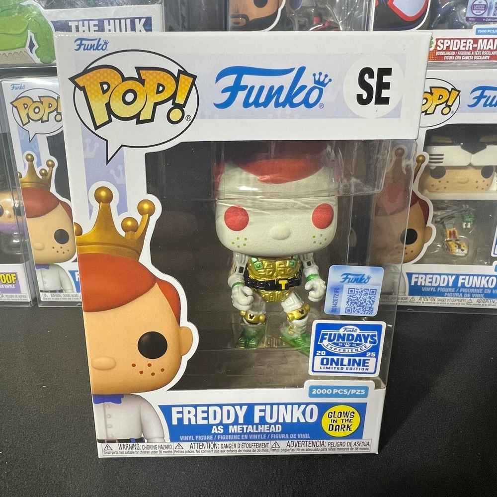 Funko Pop Freddy Funko as Metalhead TMNT Fundays 2023 Online LE 2000 GITD SE